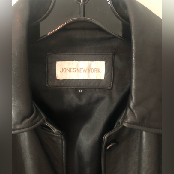 Jones New York Genuine Leather Jacket - Picture 4 of 7